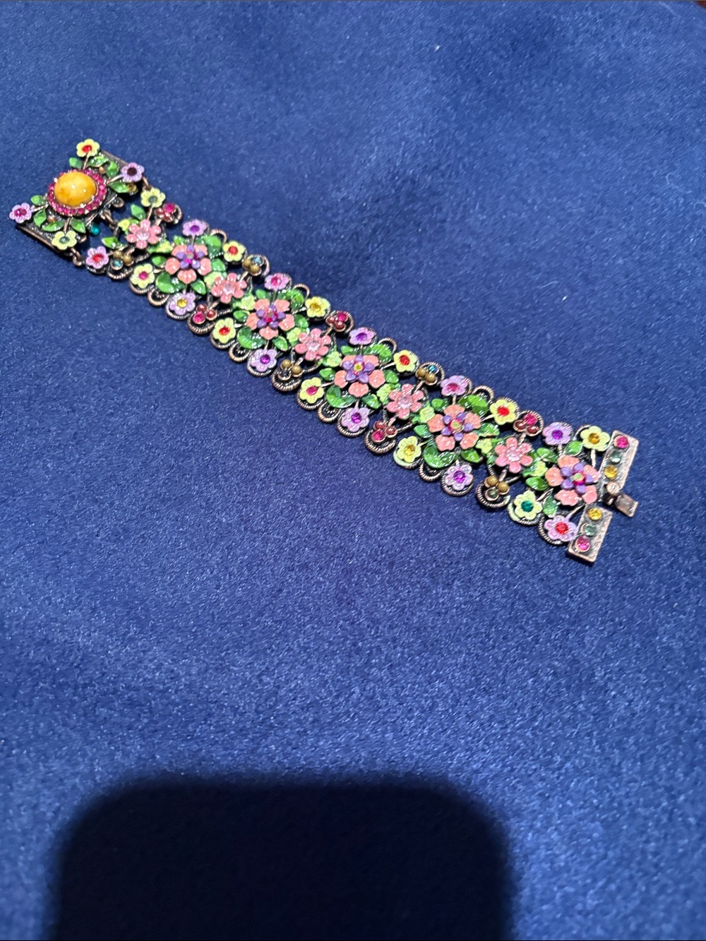 New Erica Lyons  Floral Enamel Bracelet - Women Jewelry